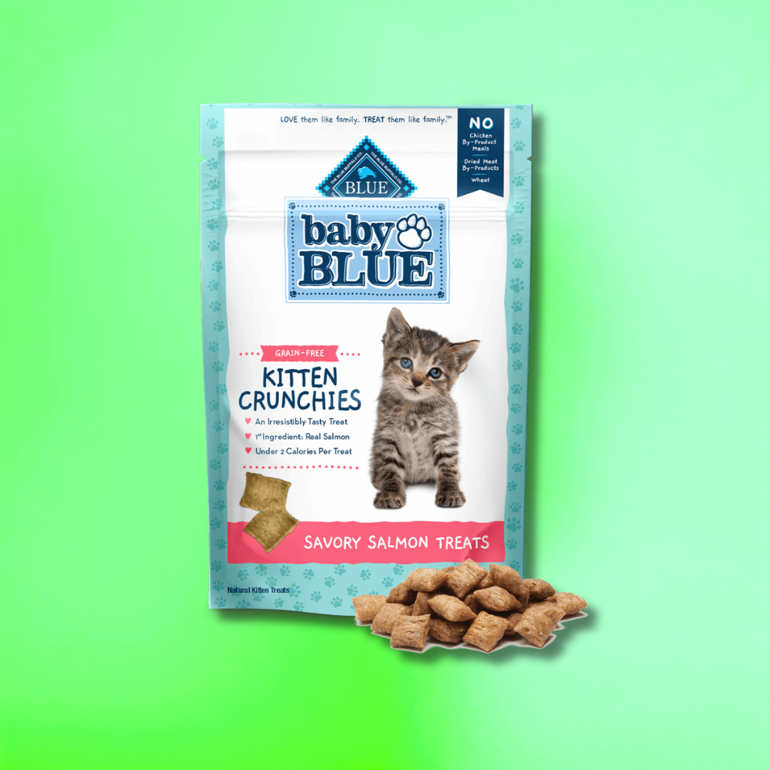 Blue Buffalo Crunchy Kitten Treats - Savory Salmon - 50g
