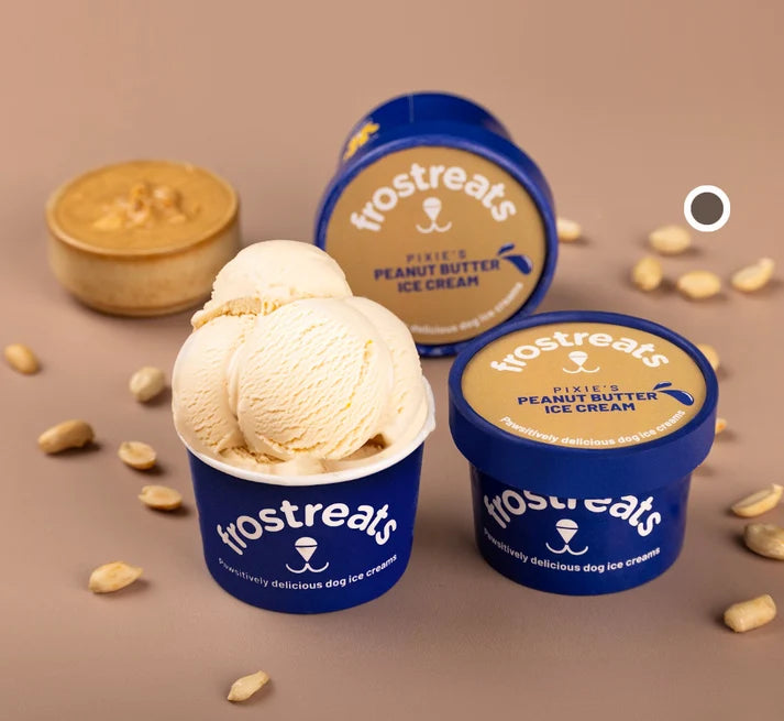 Frostreats Dogs Ice Cream Peanut Butter - 125ml